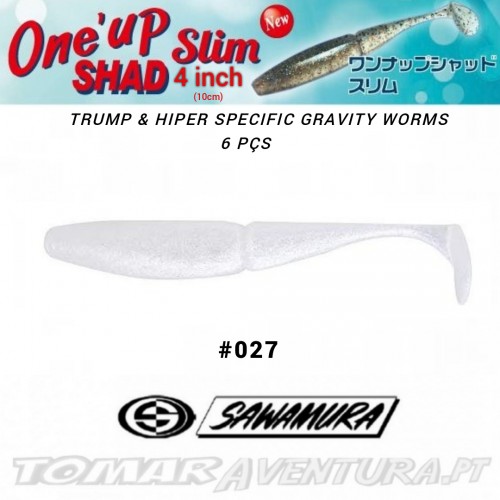 Amostra Sawamura One´up Shad Slim 4"