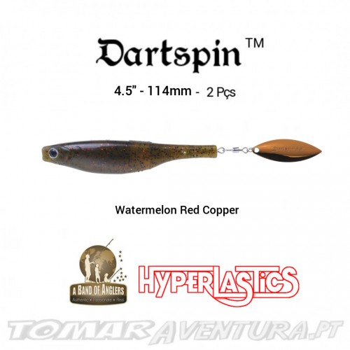 A Band Of Angler Hyperlastics Dartspin 4.5"