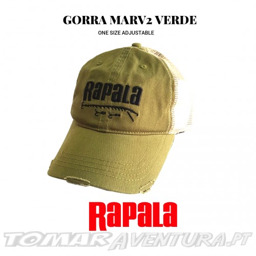 Chapeu Gorra Rapala MARV2 Verde