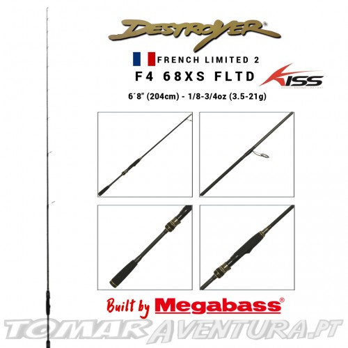 Megabass Destryer F4 68XS French Limited 2