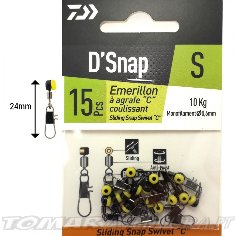 Daiwa D´Snap Sliding Snap Swivel