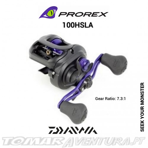 Carreto Baitcasting Daiwa Prorex 100HSLA