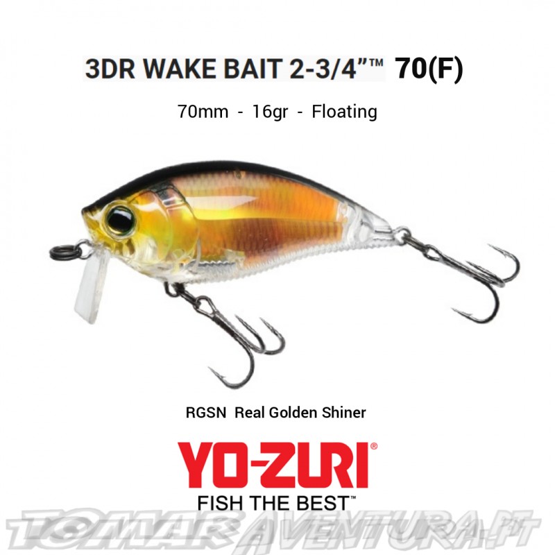Amostra Yo-zuri 3DR WAKE BAIT 70 (F)