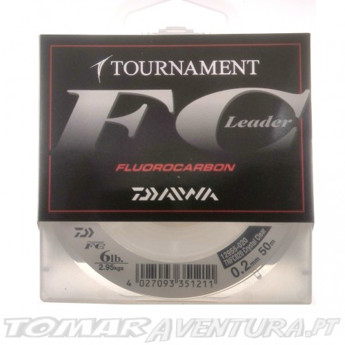 Linha  Daiwa Tournament FC 100% Fluorocarbono 50m