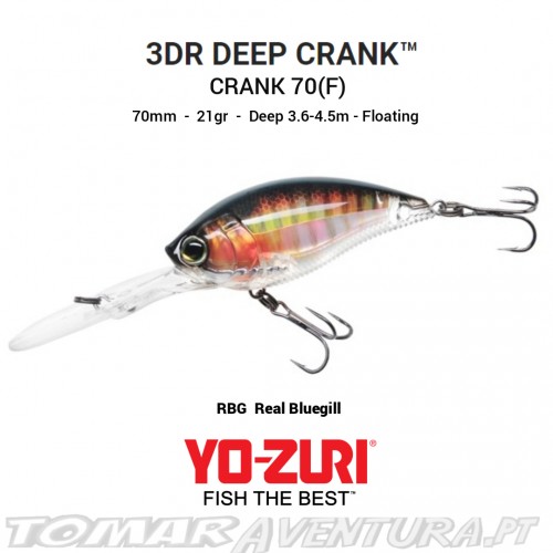 Yo-Zuri 3DR Deep Crank 70 (F)