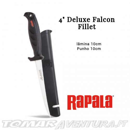 Faca Rapala 4" Deluxe Falcon Fillet