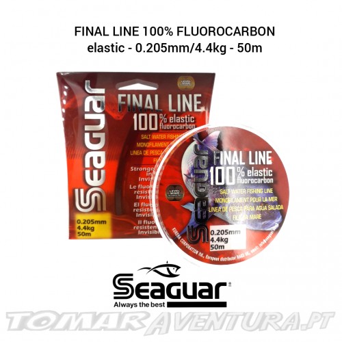 Seaguar Final Line 100% Fluorocarbon Elastic