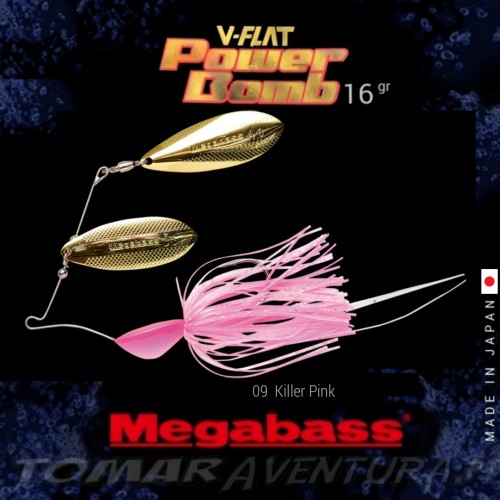 Spinnerbait Megabass V-Flat Power Bomb 16gr