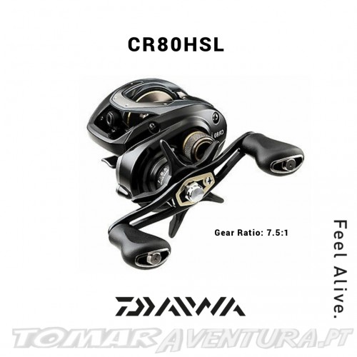 Carreto Baitcasting Daiwa CR 80 HSL