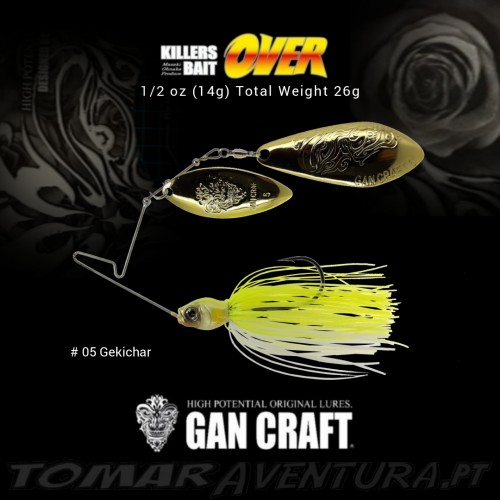 Spinnerbait Gan Craft Killers Bait Over 1/2oz