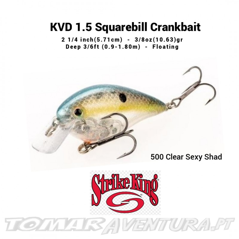 Strike king KVD 1.5 Squarebill Crankbait