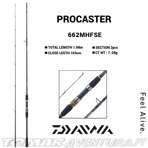 Cana Spinning Daiwa PROCASTER A - 662MHFSE