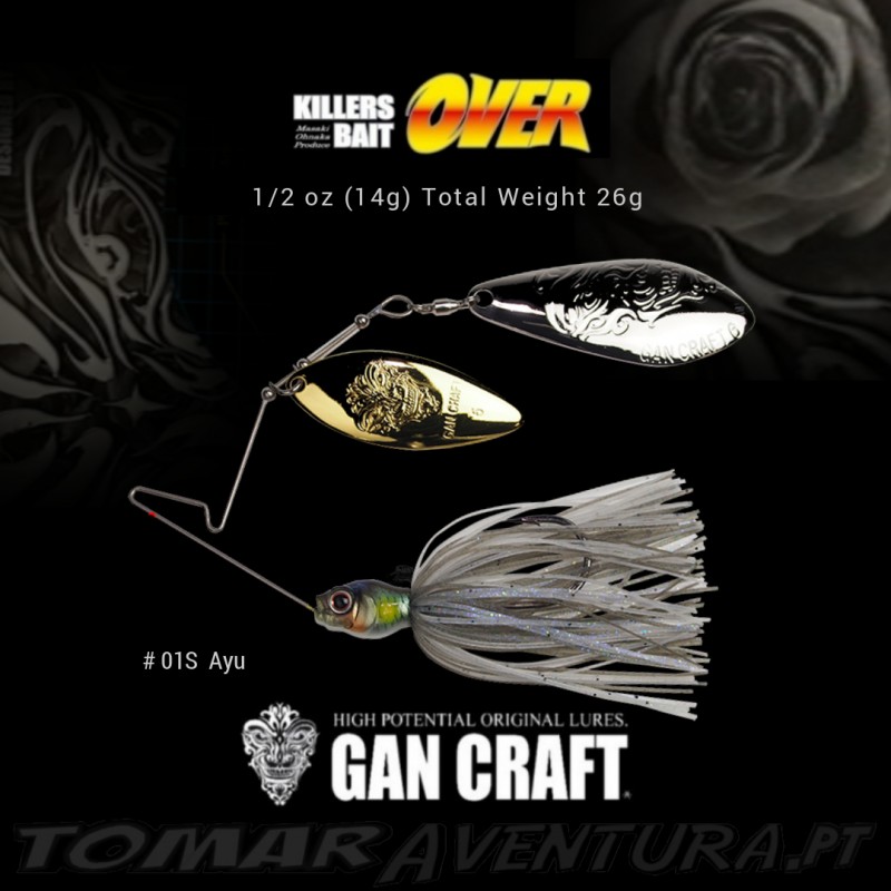 Spinnerbait Gan Craft Killers Bait Over 1/2oz