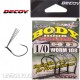 Anzois Decoy Body Hook Guard Worm 108