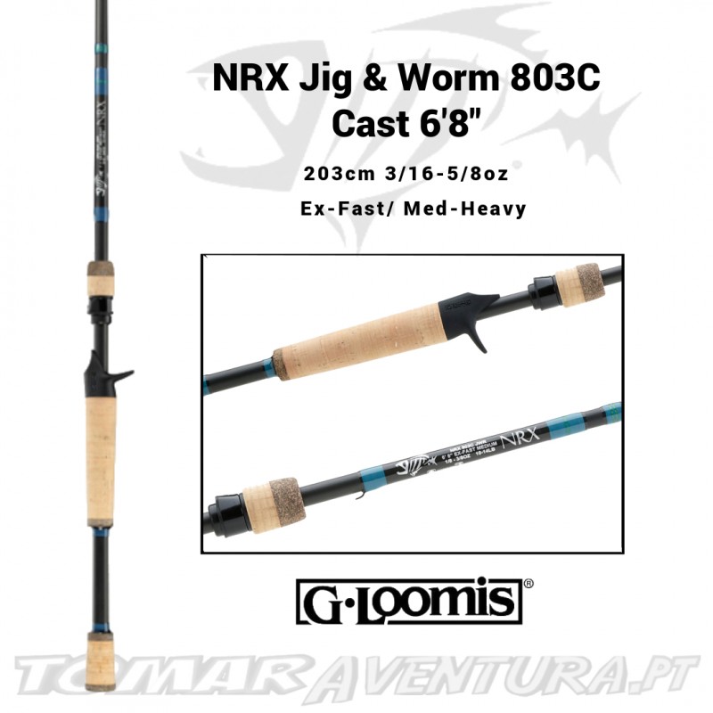 Cana Baitcasting G-Loomis NRX Jig & Worm 803C Cast 6'8''