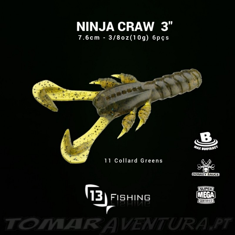 13 Fishing Ninja Craw 3"