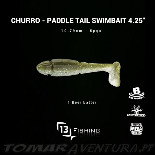 13 Fishing Churro Swimbait 4.25"