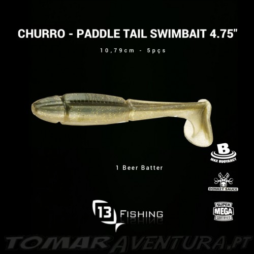 13 Fishing Churro Swimbait 4.75"