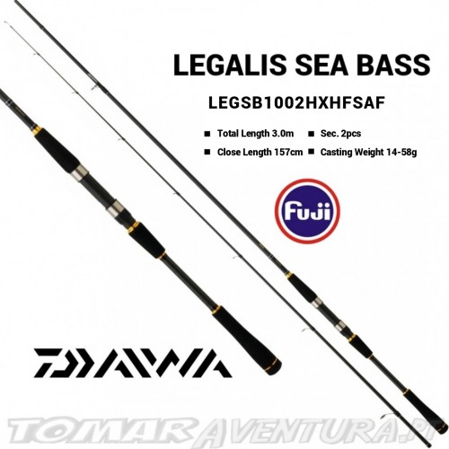 Cana Spinning Daiwa Legalis SeaBass 1002HXHFS