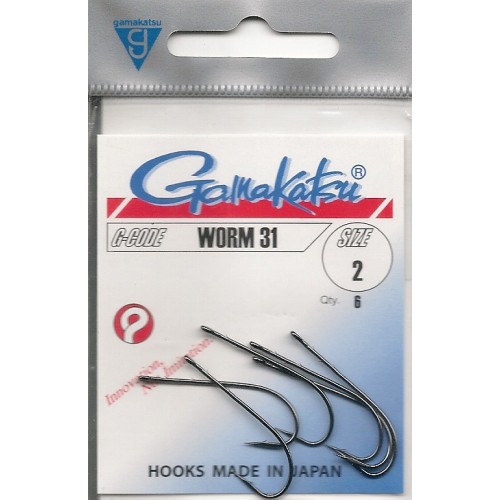 Anzol Gamakatsu Worm 31