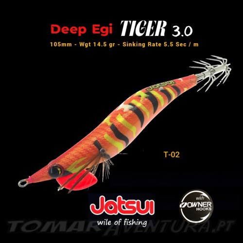 Squid Jig jatsui Deep Egi Tiger