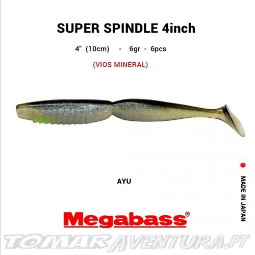 Swimbait Megabass Super Spindle 4inch