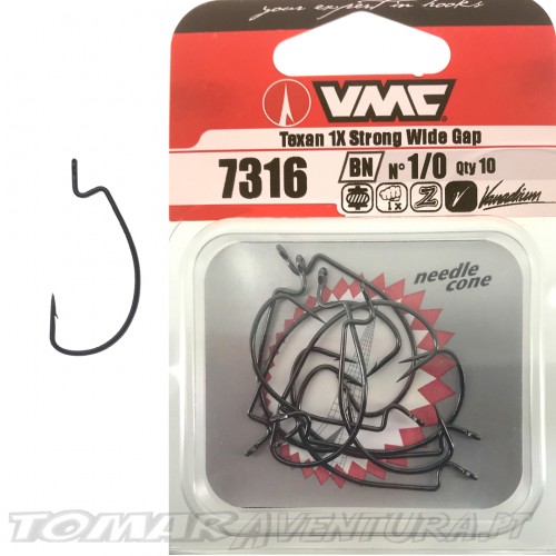 Anzois VMC 7316 BN Texan 1X  Strong Wide Gap