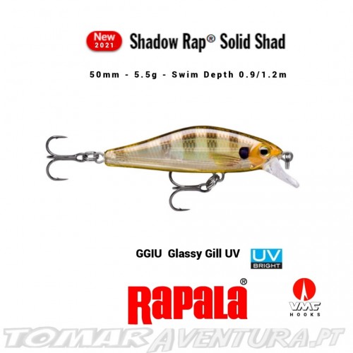 Senuelo Jerkbait Rapala Shadow Rap Solid Shad 5
