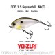 Amostra Yo-Zuri 3DB 1.5 Squarebill 60 F