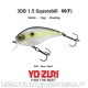 Amostra Yo-Zuri 3DB 1.5 Squarebill 60 F
