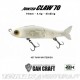 Swimbait Gan Craft Jointed Claw 70