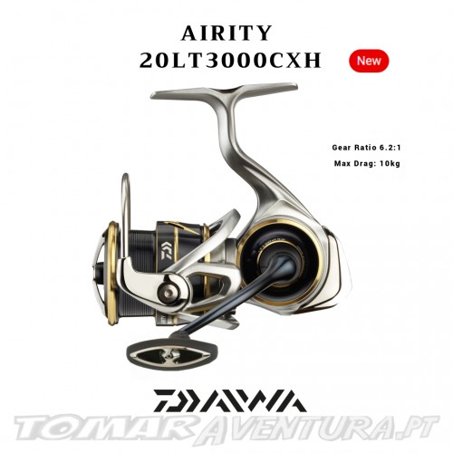 Carreto Spinning Daiwa Airity 20 LT 2500XH / 3000CXH
