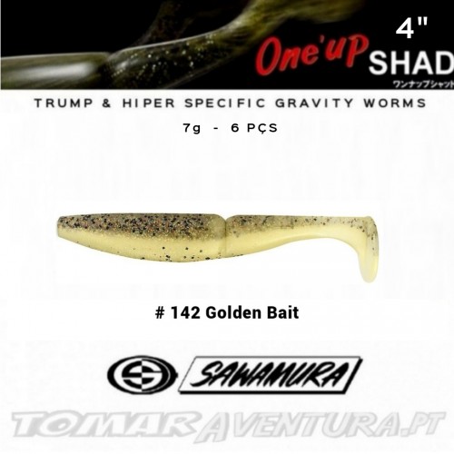 Amostra Sawamura One´up Shad 4"