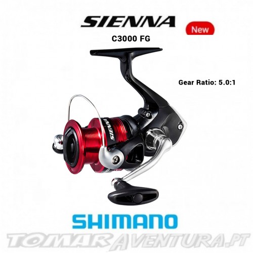 Spinning Reel Shimano Sienna C3000FG / 4000FG