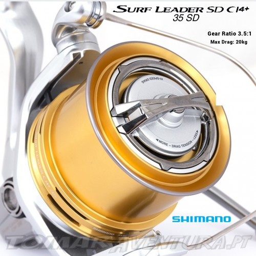 Carreto Shimano Surf Leader CI4+ 35 SD