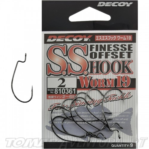 Decoy Worm 19 SS Finesse Offset Hook