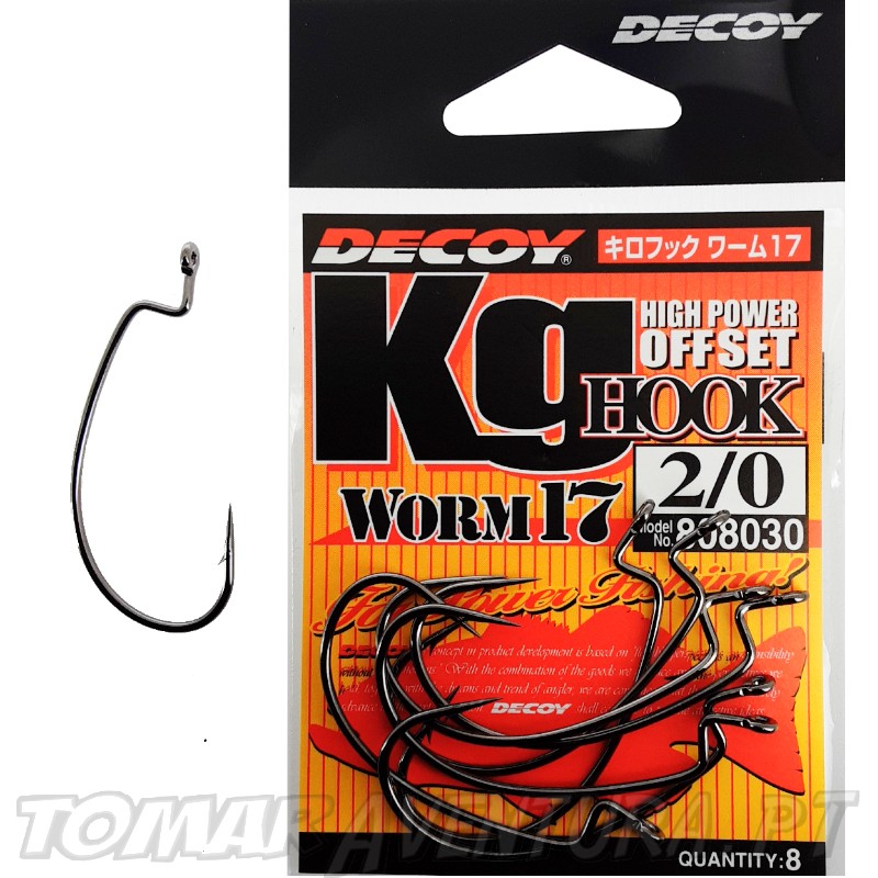 Decoy Worm 17 KG Hight Power Offset Hook