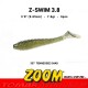 Amostra Swimbait Zoom Z.Swim 3.8