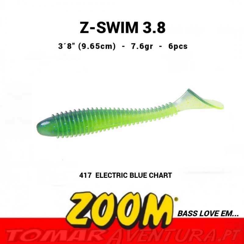 Amostra Swimbait Zoom Z.Swim 3.8