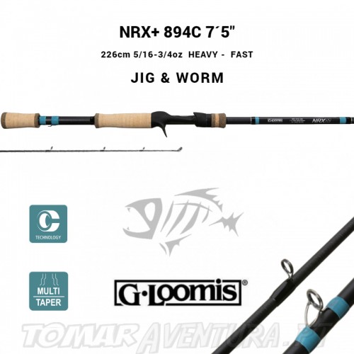 Cana Baitcasting G-loomis NRX+ 894C JWR 7´5"