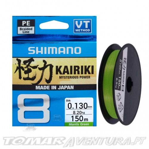 Shimano Kairiki 8x Mantis Green 150m