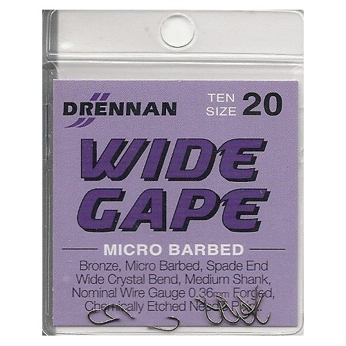 Anzois Drenan Wide Gape