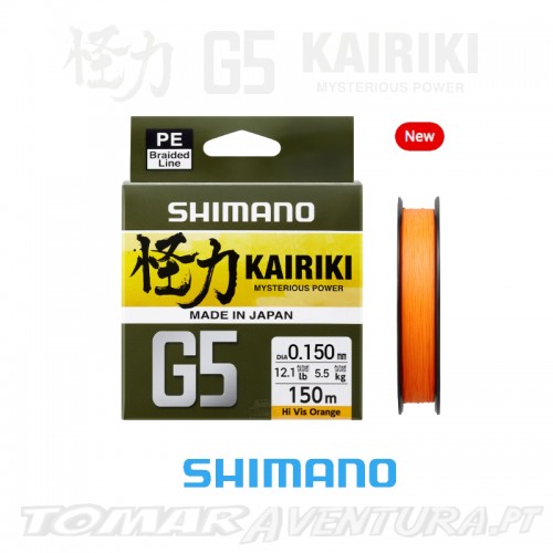 Shimano Kairiki G5 150m Hi Vis Orange