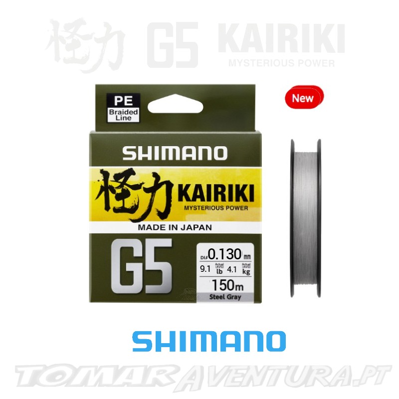 Shimano Kairiki G5 150m Steel Gray