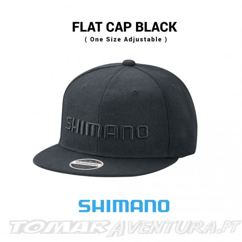 Chapeu Shimano Flat Cap Black