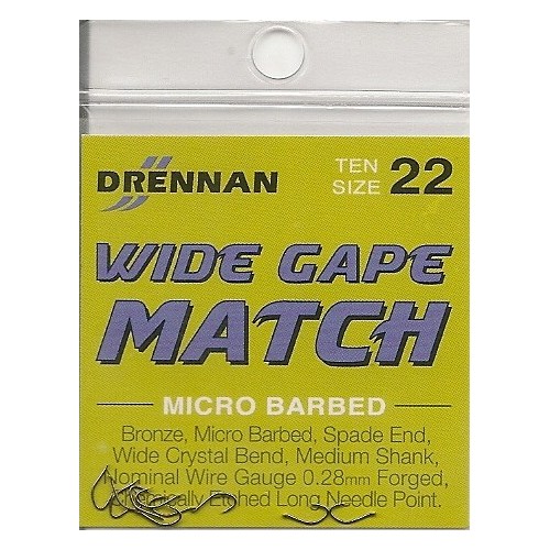 Anzois Drennan Wide Gape Match