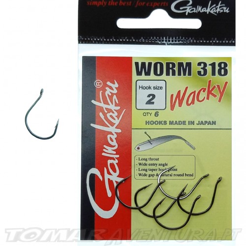 Anzois Gamakatsu Wacky Worm 318