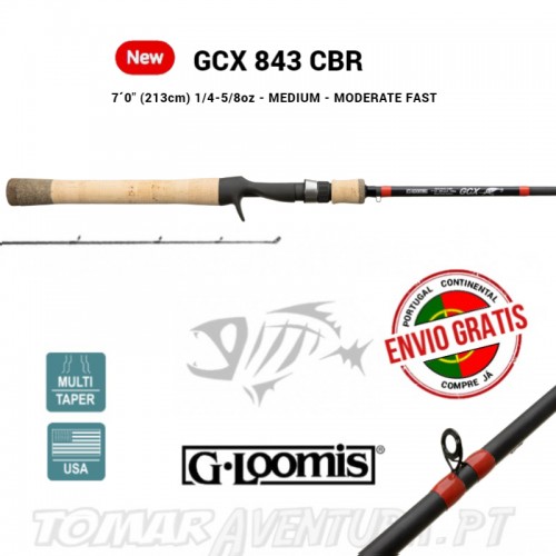 Cana Baitcasting G-Loomis GCX 843C CBR