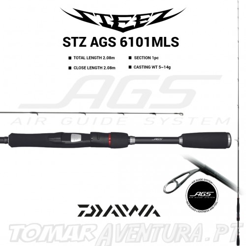 Cana Spinning Daiwa Steez AGS 6101MLS