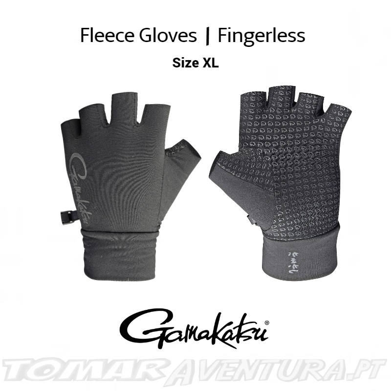 Luvas Gamakatsu Fleece Gloves Fingerless